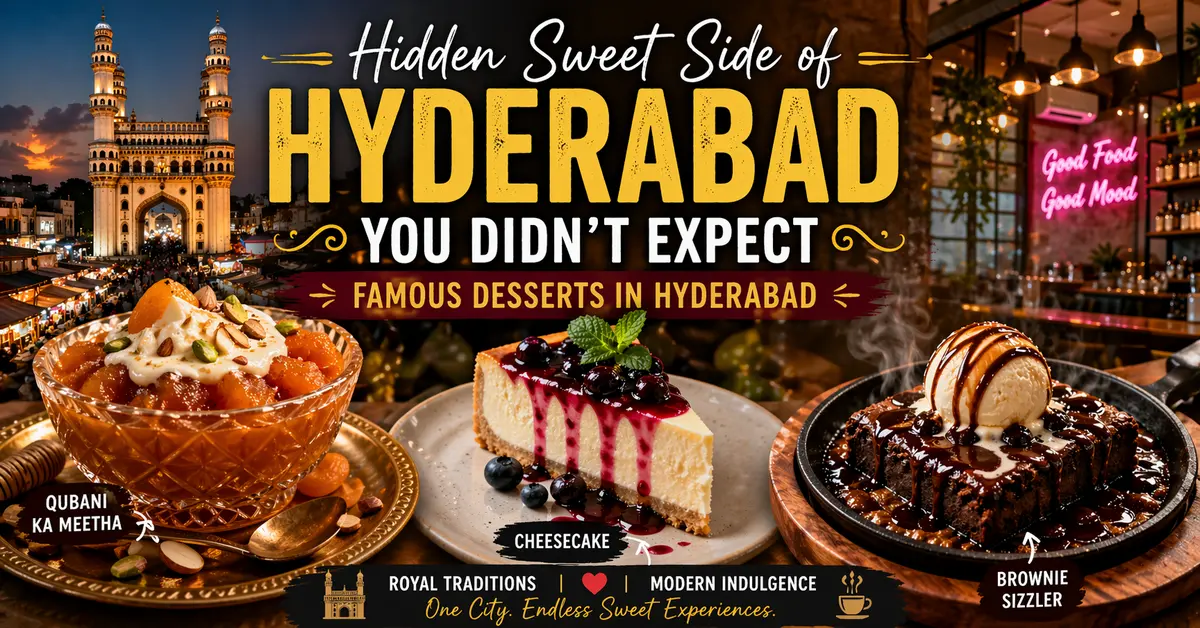 Famous Desserts in Hyderabad – 15 Best Sweets & Cafes You Must Try (2026 Guide)