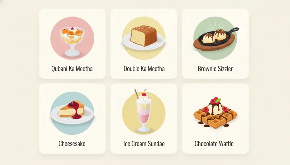 famous HYDERABAD DESSERTS - Quick Recommendation List