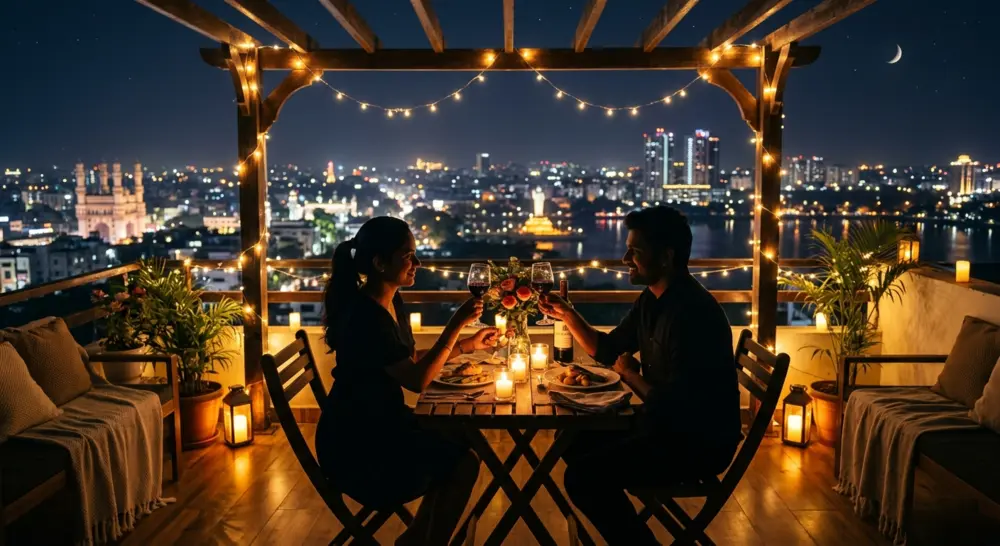 The Romantic Side of Rooftop Dining restaurents in Hyderabad
