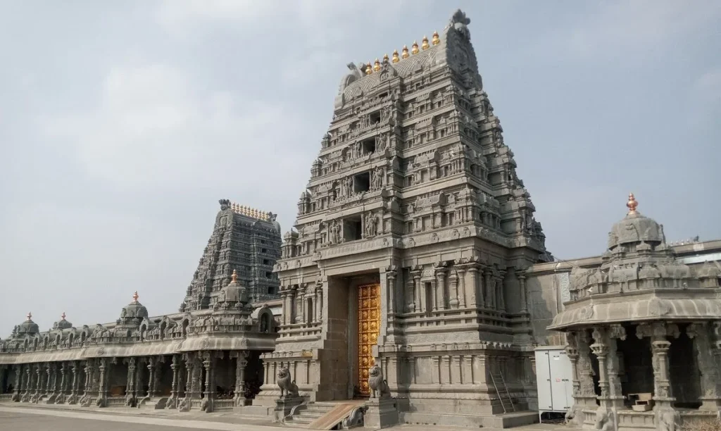 Yadadri Temple (Yadagirigutta temple) near Hyderabad