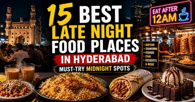 Late Night Food Places in Hyderabad You Must Try This Weekend (Ultimate Guide 2026) 8 Late Night Food Places in Hyderabad