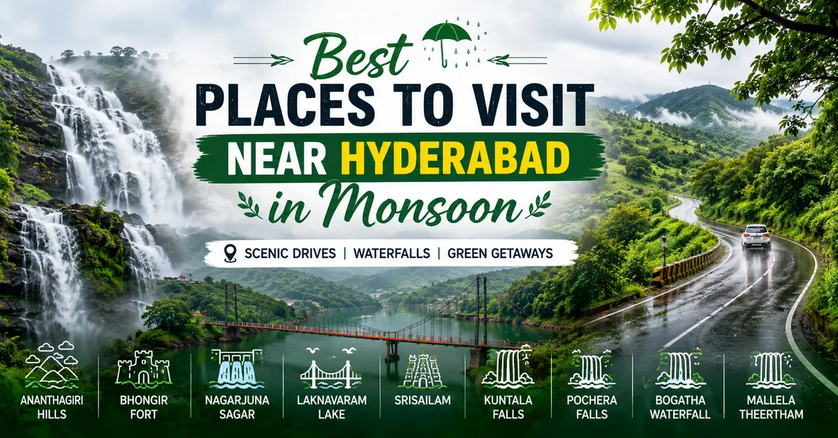 15 Best Places To Visit Near Hyderabad In Monsoon (2026)